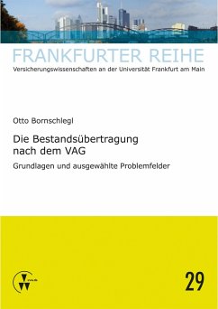 Die Bestandsübertragung nach dem VAG (eBook, PDF) - Bornschlegl, Otto