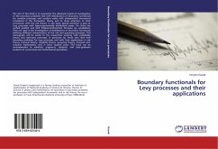 Boundary functionals for Levy processes and their applications