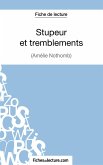 Stupeur et tremblements d'Amélie Nothomb (Fiche de lecture)