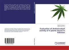 Cover Evaluation of Antimicrobail activity of 4 plants found in Pakistan