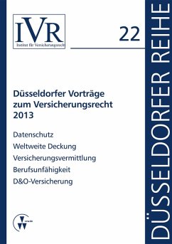 Düsseldorfer Vorträge zum Versicherungsrecht 2013 (eBook, PDF)