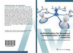 Authentication for broadcast communication in vehicular networks