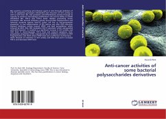 Anti-cancer activities of some bacterial polysaccharides derivatives