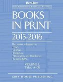 Books in Print - 7 Volume Set, 2015/16
