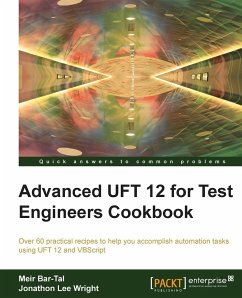 Advanced UFT 12 for Test Engineers Cookbook - Bar-Tal, Meir; Wright, Jonathon