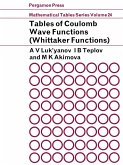 Tables of Coulomb Wave Functions (eBook, PDF)