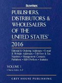 Publishers, Distributors & Wholesalers in the Us - 2 Volume Set, 2016
