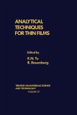 Analytical Techniques for Thin Films (eBook, PDF)