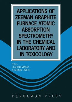 Cover Applications of Zeeman Graphite Furnace Atomic Absorption Spectrometry in the Chemical Laboratory and in Toxicology (eBook, PDF)