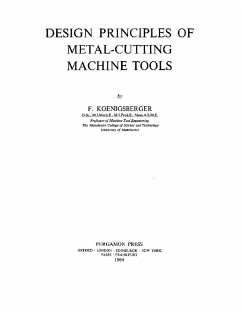 Design Principles of Metal-Cutting Machine Tools (eBook, PDF) - Koenigsberger, F.