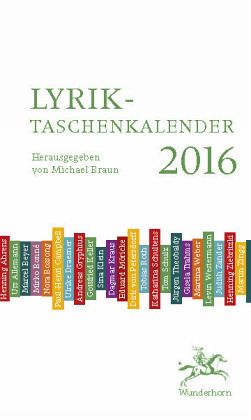 Lyrik-Taschenkalender 2016 Lyrik-Taschenkalender 2016