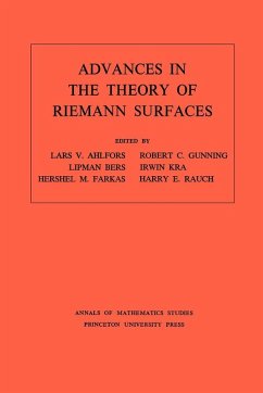 Cover Advances in the Theory of Riemann Surfaces (eBook, PDF)