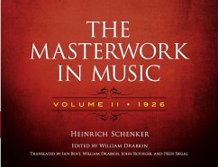 The Masterwork in Music: Volume II, 1926 (eBook, ePUB) - Schenker, Heinrich