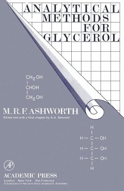 Analytical Methods for Glycerol (eBook, PDF) - Ashworth, M. R. F.