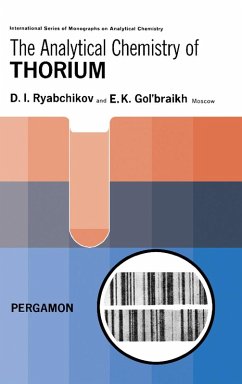 The Analytical Chemistry of Thorium (eBook, PDF) - Ryabchikov, D. I.; Gol'Braikh, E. K.