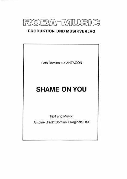 Shame on You (eBook, ePUB)