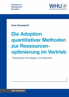 Cover Die Adoption quantitativer Methoden zur Ressourcenoptimierung im Vertrieb