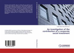 An investigation of the contribution of a corporate social investment