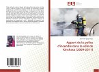 Apport de la police d'incendie dans la ville de Kinshasa (2009-2011)