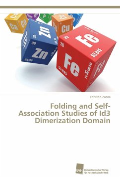 Folding and Self-Association Studies of Id3 Dimerization Domain - Zanta, Fabrizio