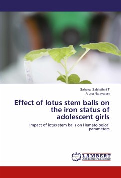 Effect of lotus stem balls on the iron status of adolescent girls