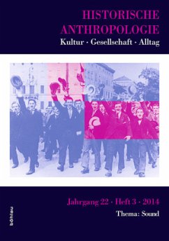 Cover Historische Anthropologie - Thema: Sound