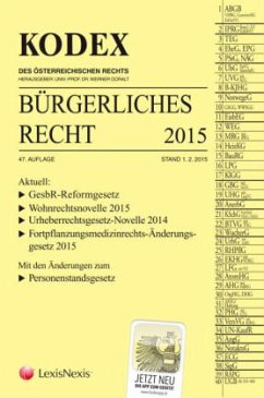 Cover Kodex Bürgerliches Recht 2015 (f. Österreich)
