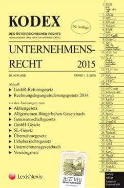Cover Kodex Unternehmensrecht 2015 (f. Österreich)