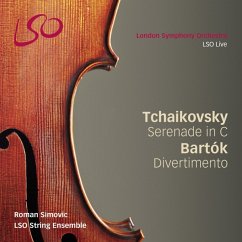 Serenade For Strings In C/Divertimento - Simovic/Lso String Ensemble