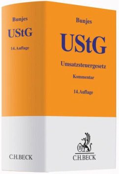 Umsatzsteuergesetz (UStG), Kommentar - Bunjes, Johann