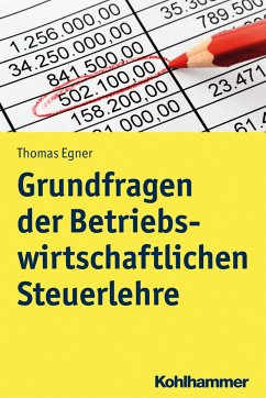 Grundfragen der Betriebswirtschaftlichen Steuerlehre - Egner, Thomas
