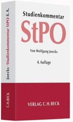 Strafprozessordnung (StPO), Studienkommentar - Joecks, Wolfgang