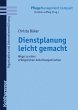 Dienstplanung leicht gemacht (eBook,... - Bild 1
