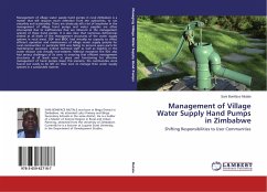 Management of Village Water Supply Hand Pumps in Zimbabwe - Mutale, Sani Boniface