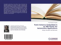 Patch Antenna Embedded in an ABS Plastic for Automotive Applications