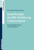 Auswirkungen der DRG-Einführung in Deutschland (eBook, ePUB)