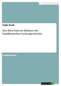 Das Herz-Sutra im Rahmen der buddhistischen Geistesgeschichte (eBook, PDF) - Koob, Fedja