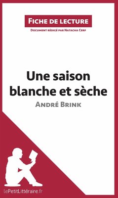 Une saison blanche et sèche d'André Brink (Analyse de l'oeuvre) - Lepetitlitteraire; Natacha Cerf; Célia Ramain
