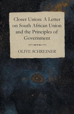 Closer Union - Schreiner, Olive