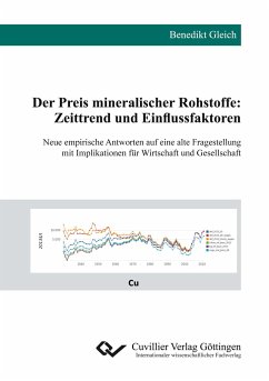 Der Preis mineralischer Rohstoffe: Zeittrend und Einflussfaktoren - Gleich, Benedikt