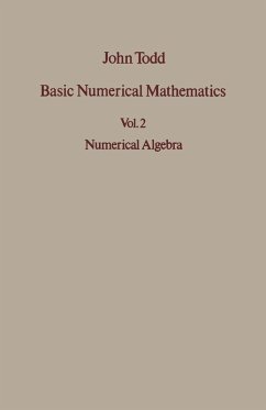 Numerical Algebra (eBook, PDF) - Todd, John
