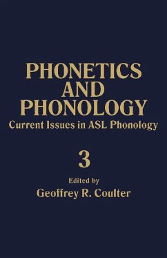 Cover Current Issues in ASL Phonology (eBook, PDF)