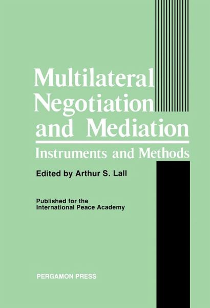 Multilateral Negotiation and Mediation (eBook, PDF)