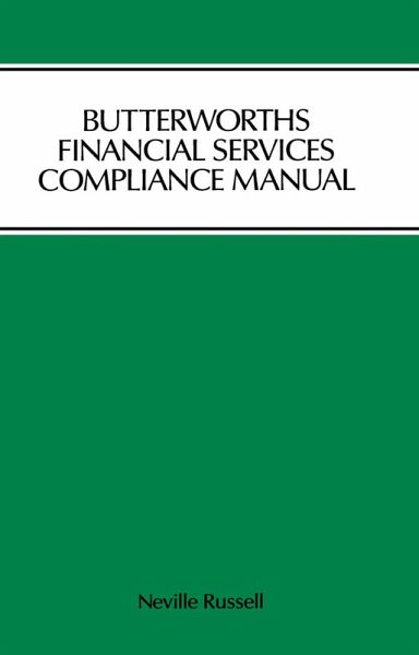 Butterworths Financial Services Compliance Manual (eBook, PDF) Butterworths Financial Services Compliance Manual (eBook, PDF)