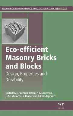 Eco-efficient Masonry Bricks and Blocks (eBook, ePUB)