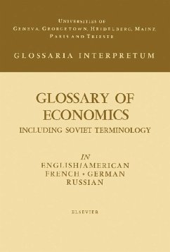 Cover Glossary of Economics (eBook, PDF)