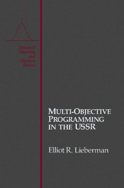 Cover Multi-Objective Programming in the USSR (eBook, PDF)