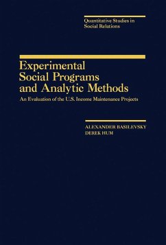 Experimental Social Programs and Analytic Methods (eBook, PDF) - Basilevsky, Alexander; Hum, Derek