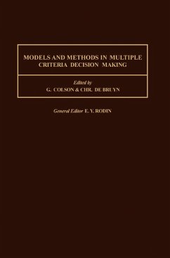 Models and Methods in Multiple Criteria Decision Making (eBook, PDF)