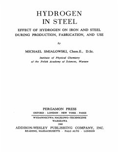 Hydrogen in Steel (eBook, PDF) - Smialowski, Michael